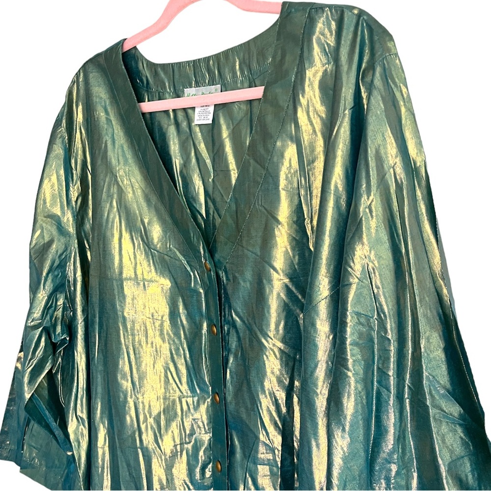 Iridescent Button Down Top - image 2